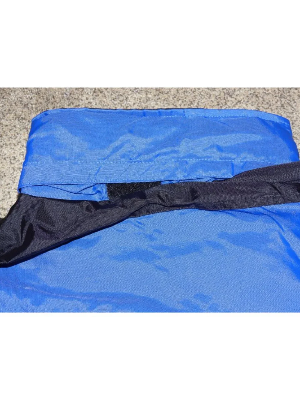 NWOT Vintage 90s Marlboro Unlimited Windbreaker Jacket XL Blue Packable Hood